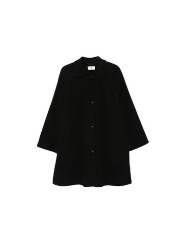 더 로우 [해외직구] 그란데비타 해외 더로우 여성 INA WOOL COAT R000050W1439BLK