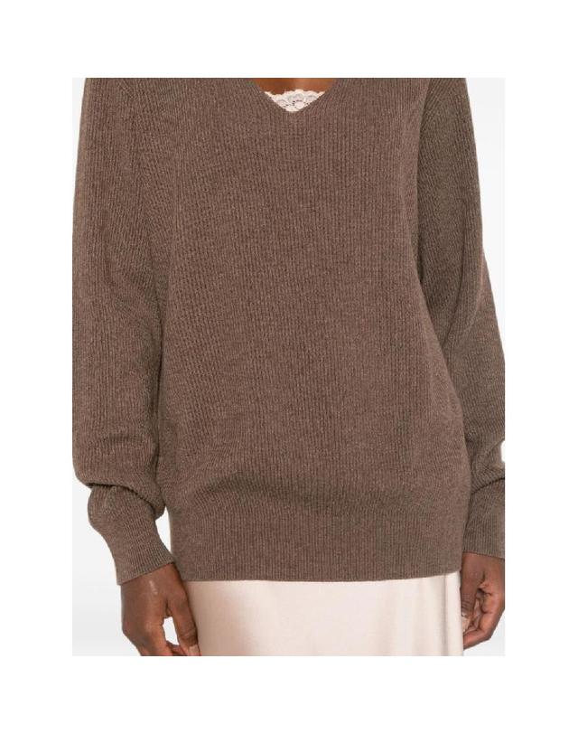 더 로우 [해외직구] 그란데비타 해외 더로우 여성 PHEF COTTON AND CASHMERE 스웨터 R000612Y1041FUD 착용컷