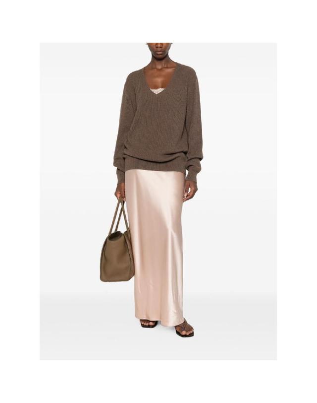 더 로우 [해외직구] 그란데비타 해외 더로우 여성 PHEF COTTON AND CASHMERE 스웨터 R000612Y1041FUD 착용컷