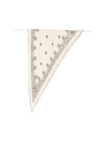 [해외직구] 그란데비타 해외 데스틴 여성 PRINTED BANDANA FOULARD BOX12TRIBANDANACREAM