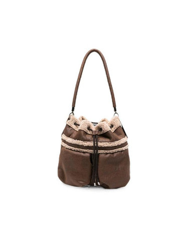 [해외직구] 그란데비타 해외 LA MILANESA 여성 LUCILLE BUCKET BAG LUCILMARRONE