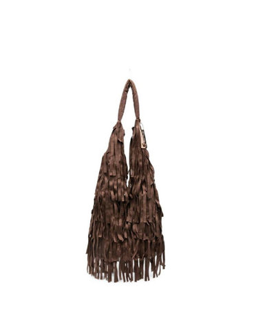 [해외직구] 그란데비타 해외 LA MILANESA 여성 ARETHA LARGE SHOULDER BAG ARELMARRONE