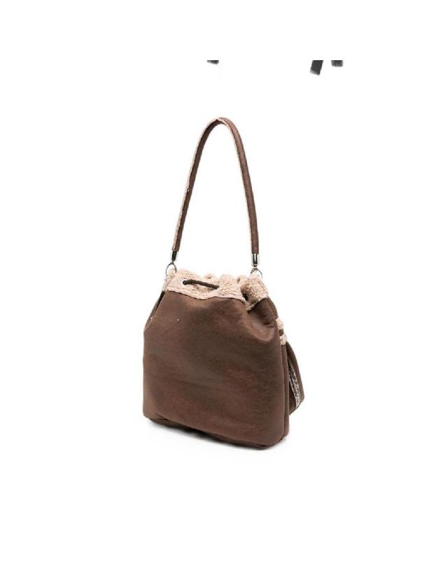 라밀라네사 [해외직구] 그란데비타 해외 LA MILANESA 여성 LUCILLE BUCKET BAG LUCILMARRONE 착용컷