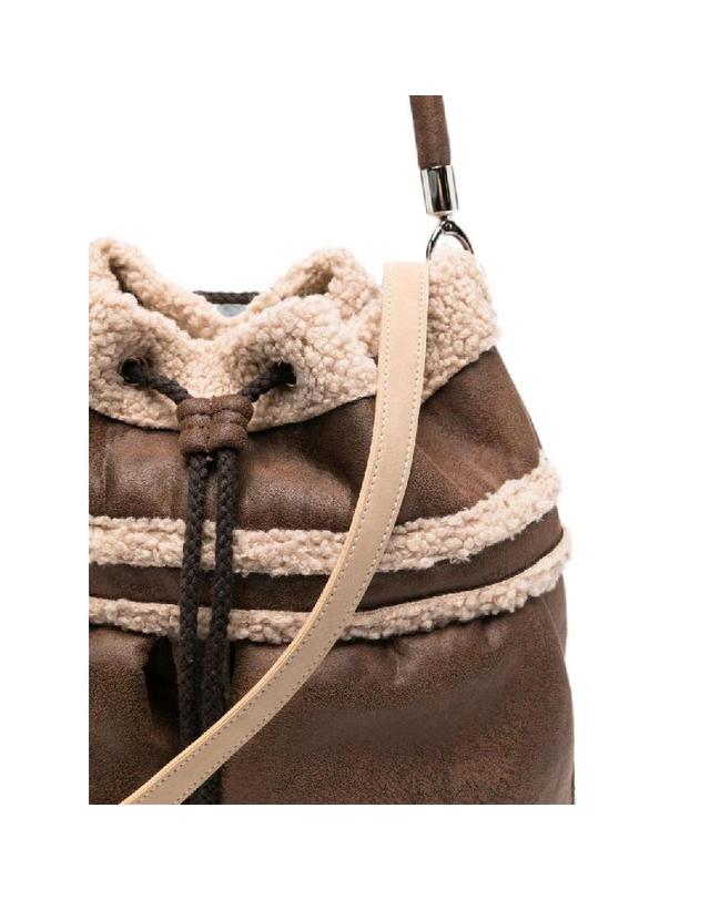 라밀라네사 [해외직구] 그란데비타 해외 LA MILANESA 여성 LUCILLE BUCKET BAG LUCILMARRONE 착용컷