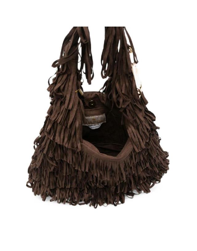 라밀라네사 [해외직구] 그란데비타 해외 LA MILANESA 여성 CAPUCINE MEDIUM HANDBAG CAPUCIMARRONE 착용컷