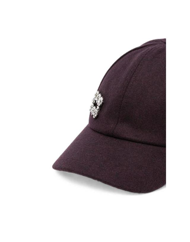 로저 비비에 [해외직구] 그란데비타 해외 로저비비에 여성 RV FLOWER STRASS BASEBALL CAP RQWH0202104UO4R801 착용컷