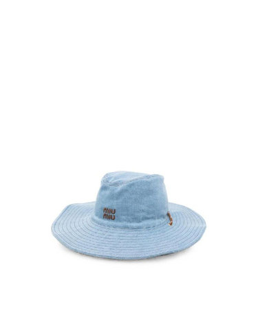 [해외직구] 그란데비타 해외 미우미우 여성 DENIM COWBOY HAT 5HC2212G85F0S30