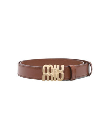[해외직구] 그란데비타 해외 미우미우 여성 LEATHER BELT 5CC5652AIXF0005