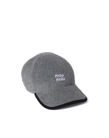 [해외직구] 그란데비타 해외 미우미우 여성 LOGO BASEBALL CAP 5HC36915V3F0031