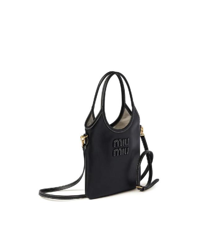 미우미우 [해외직구] 그란데비타 해외 미우미우 여성 IVY MINI LEATHER HANDBAG 5BA2812CRWF0002 착용컷