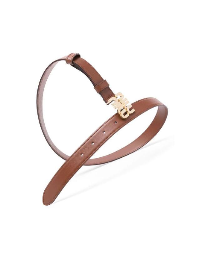 미우미우 [해외직구] 그란데비타 해외 미우미우 여성 LEATHER BELT 5CC5652AIXF0005 착용컷