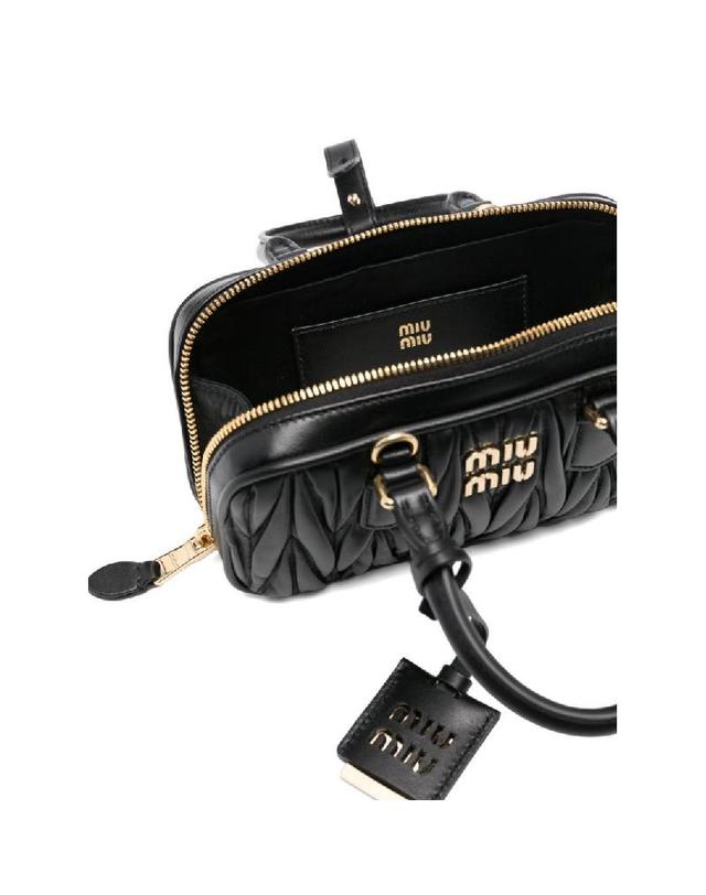 미우미우 [해외직구] 그란데비타 해외 미우미우 여성 ARCADIE MINI LEATHER HANDBAG 5BP088AN88F0002 착용컷