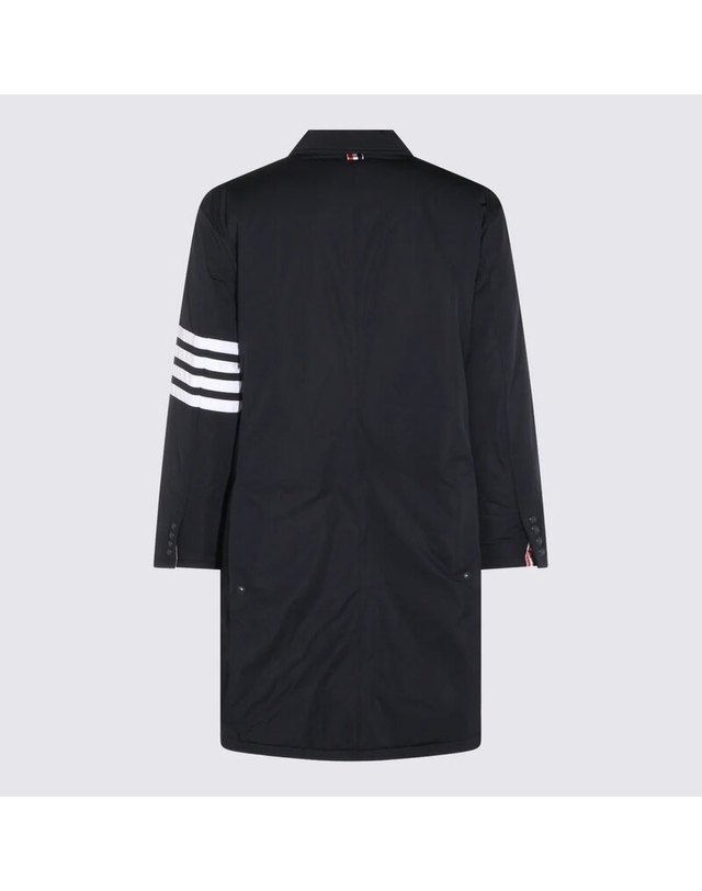 톰브라운 [명품] 26FW 톰브라운 4바 스트라이프 남성 오버코트 다운 자켓 MOD093X F1090 415 네이비 착용컷