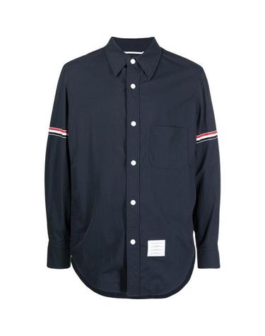 [명품] 24FW 톰브라운 RWB 암밴딩 나일론 셔츠형 자켓 MJO067A 04391 415