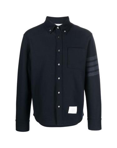 [명품] 24FW 톰브라운 4바 테크 트윌 버튼 다운 셔츠형 자켓 MJT361A 06772 415