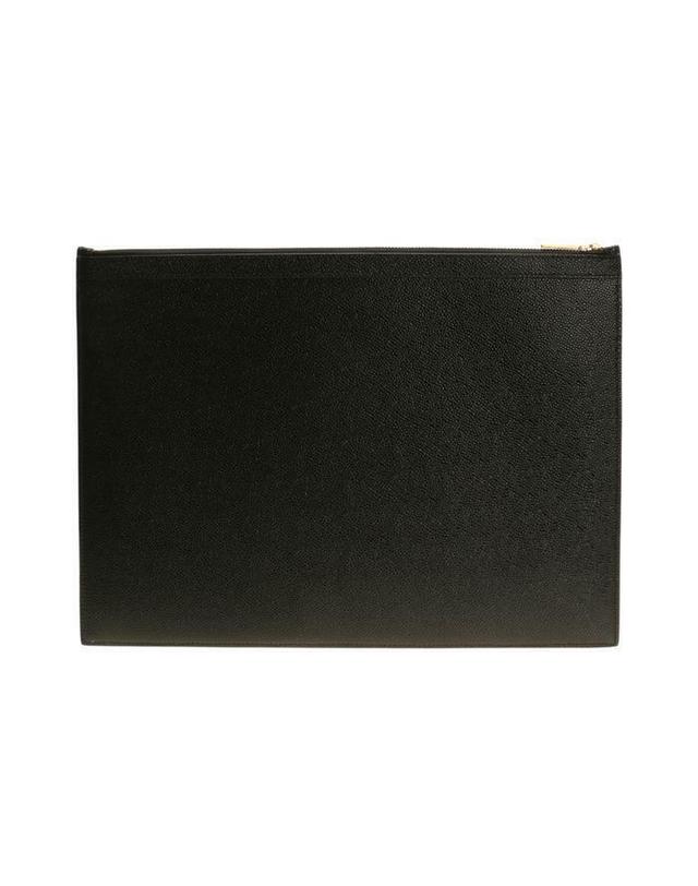 톰브라운 [명품] 톰브라운 라지 페블그레인 클러치 백 / MAC020L 00198 001 BLACK 착용컷
