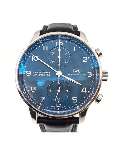 아이더블유씨 [중고명품] IWC 포르투기저 크로노 스틸 시계 IW371491 100826043