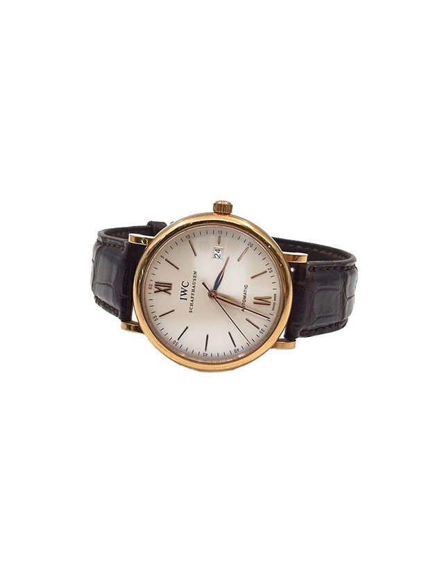 아이더블유씨 [중고명품] [중고명품] IWC 포르토피노 골드 시계 IW356504 100826033 밝은 그레이 착용컷