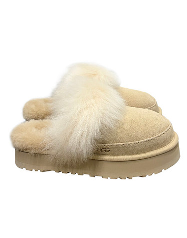 [명품] 25FW 어그 미국 UGG USA DISQUETTE 디스케트 플랫폼 뮬 슬리퍼 샌드캐슬 1173930 SNDCS