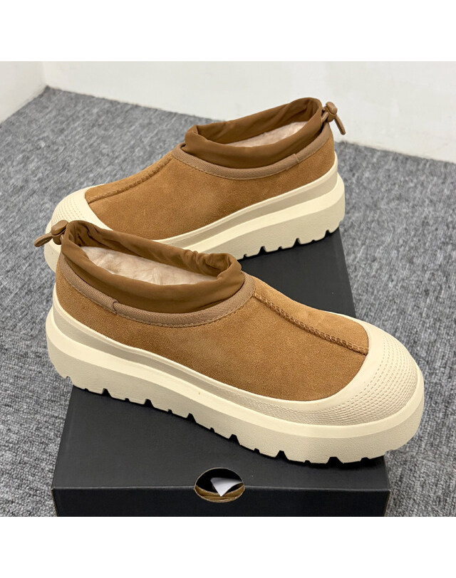 어그 [명품] 25FW 어그 남성 미국 UGG USA TASMAN 타스만 웨더 하이브리드 부츠 1144096 CWTC 밝은 브라운 착용컷