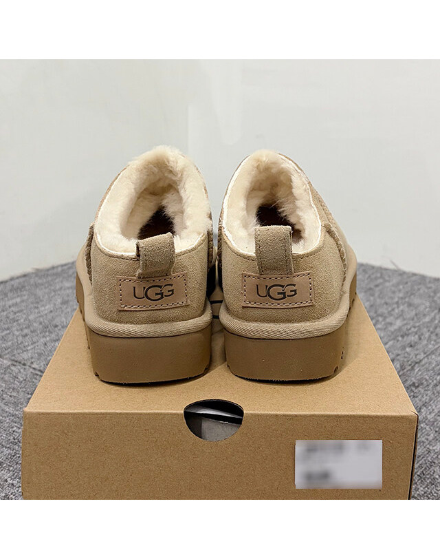 어그 [명품] 25FW 어그 여성 미국 UGG USA CLASSIC MICRO 클래식 마이크로 부츠 샌드 1173891 SAND 밝은 브라운 착용컷
