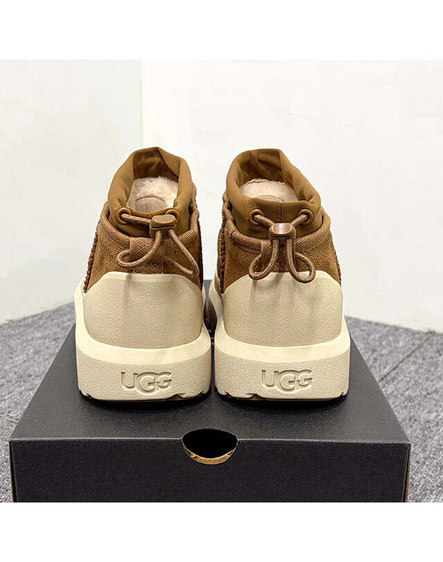 어그 [명품] 25FW 어그 UGG USA ULTRA MINI 울트라 미니 웨더 하이브리드 부츠 체스트넛 1174196 CWTC 밝은 브라운 착용컷