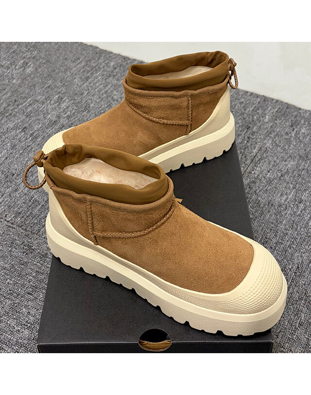 어그 [명품] 25FW 어그 UGG USA ULTRA MINI 울트라 미니 웨더 하이브리드 부츠 체스트넛 1174196 CWTC 밝은 브라운 착용컷
