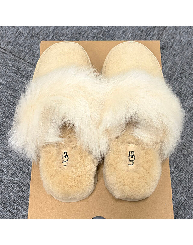 어그 [명품] 25FW 어그 미국 UGG USA DISQUETTE 디스케트 플랫폼 뮬 슬리퍼 샌드캐슬 1173930 SNDCS 아이보리 착용컷