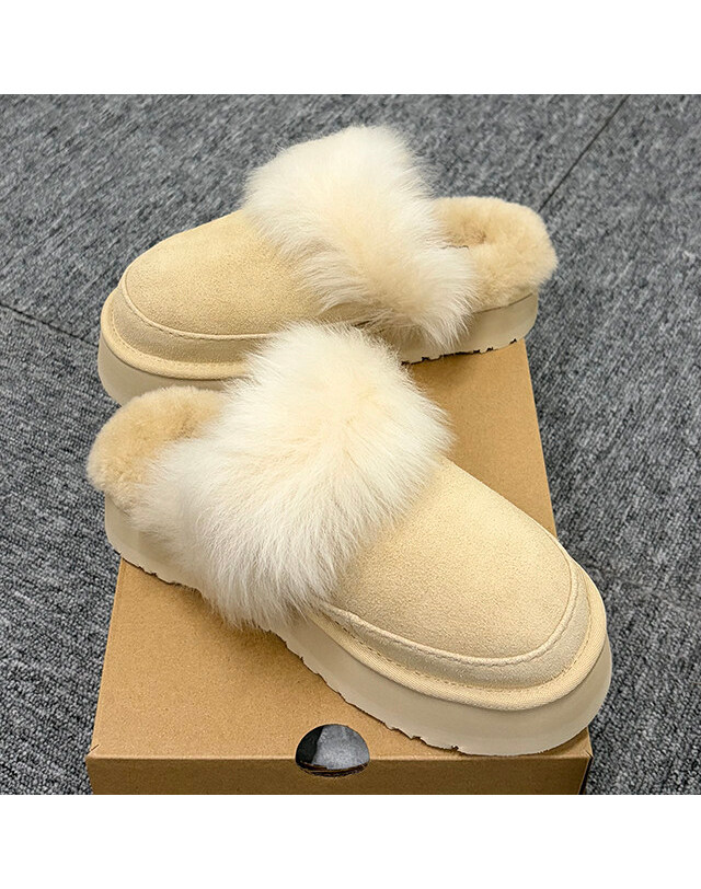 어그 [명품] 25FW 어그 미국 UGG USA DISQUETTE 디스케트 플랫폼 뮬 슬리퍼 샌드캐슬 1173930 SNDCS 아이보리 착용컷