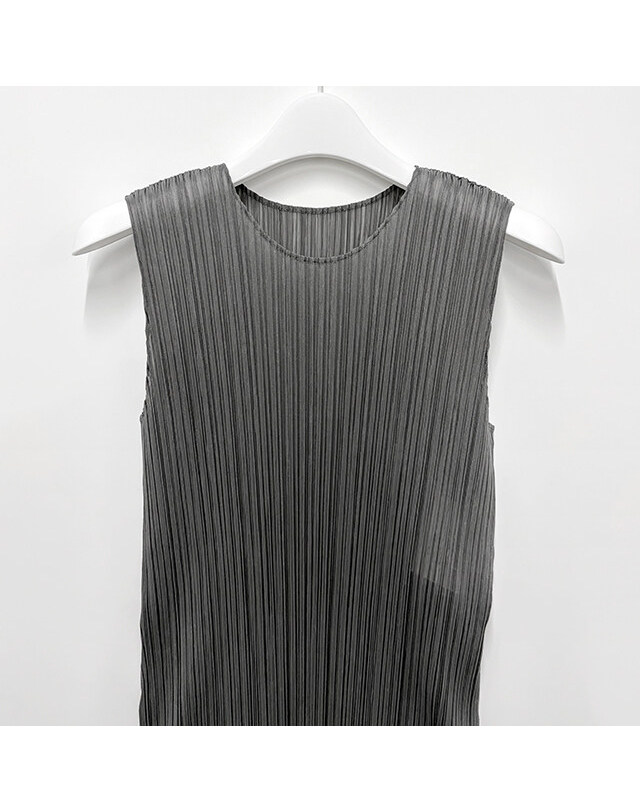 이세이미야케 [명품] 26SS 이세이 미야케 플리츠 플리즈 LUCID PLEATS 원피스 다크그레이 PP58JH236 12 진한 그레이 착용컷