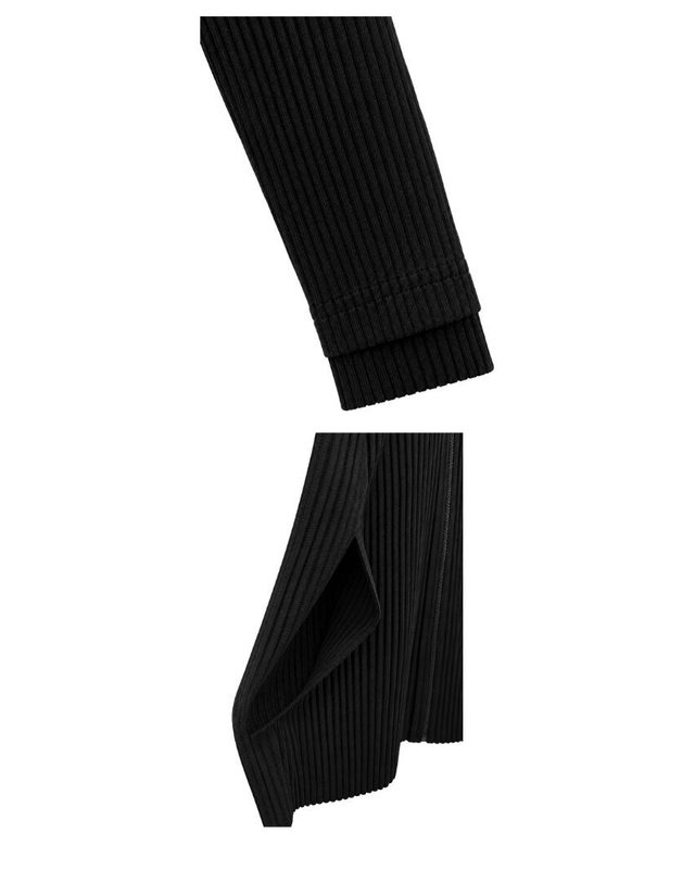 이세이미야케 [명품] 옴므 플리세 먼슬리 줄라이 후드 집업 블랙 남성 자켓 HP58 JL071 15 BLACK 착용컷