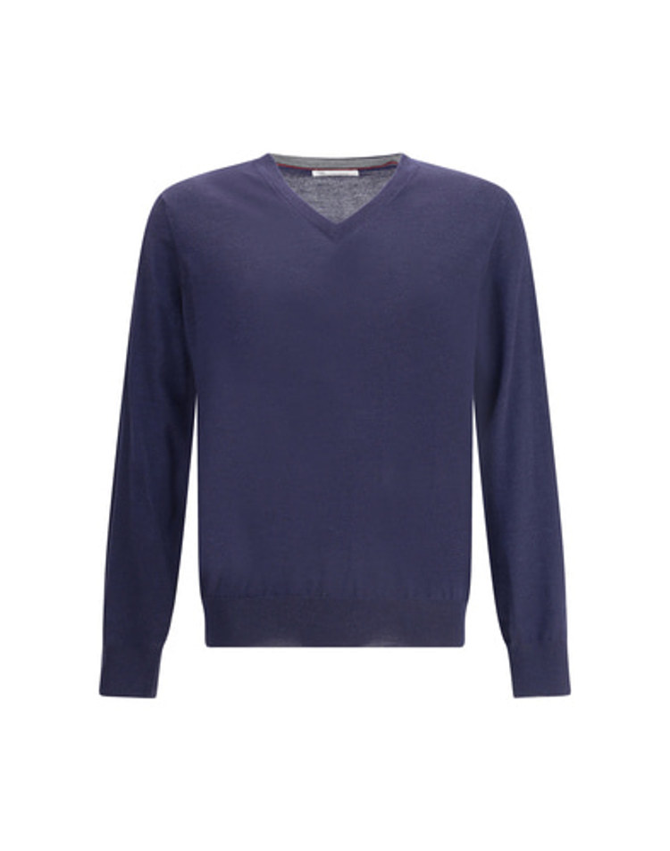 [해외] 해외 이태리배송 AW25 브루넬로쿠치넬리 남성 Ultrafine virgin wool Sweater M2400162_CW425 F86EXX01450