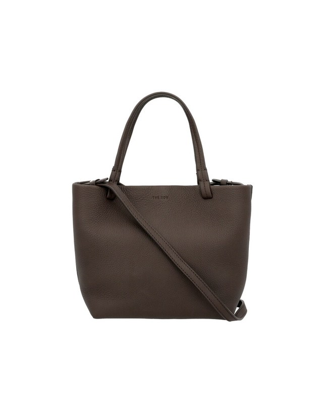 더 로우 더로우 [명품] W1199 L129 DEEP BROWN ANS 여성 토트백 진한 그레이 착용컷