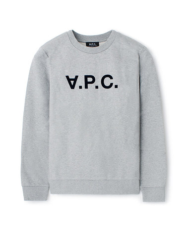 [명품] 22FW 아페쎄 여성VPC맨투맨 멜란지그레이 COECQ F27644 PLA