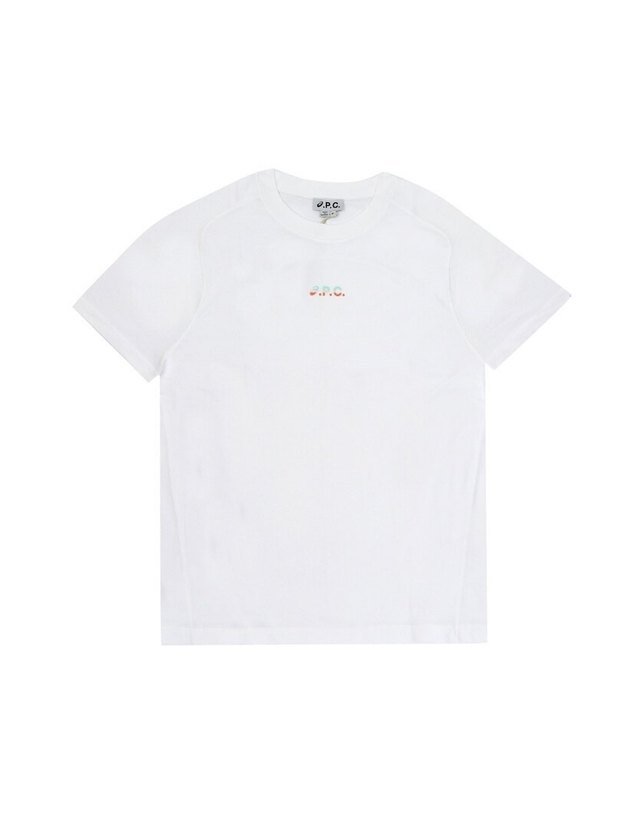 아페쎄 [명품] 아페쎄 COEAV H26453 AAB WHITE 남성 반팔티 밝은 블루 착용컷