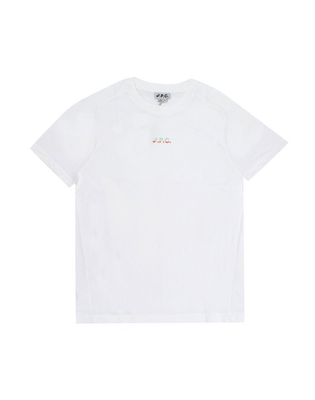 아페쎄 [명품] 아페쎄 COEAV H26453 AAB WHITE 남성 반팔티 밝은 블루 착용컷