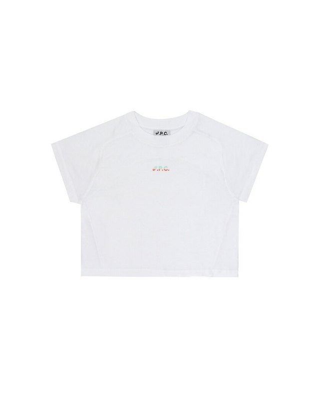 아페쎄 [명품] 아페쎄 COEAV F26454 AAB WHITE 여성 반팔티 아이보리 착용컷