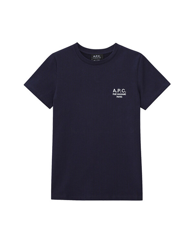 아페쎄 [명품] COEZC F26842 IAK DARK NAVY 여성 반팔티 네이비 착용컷