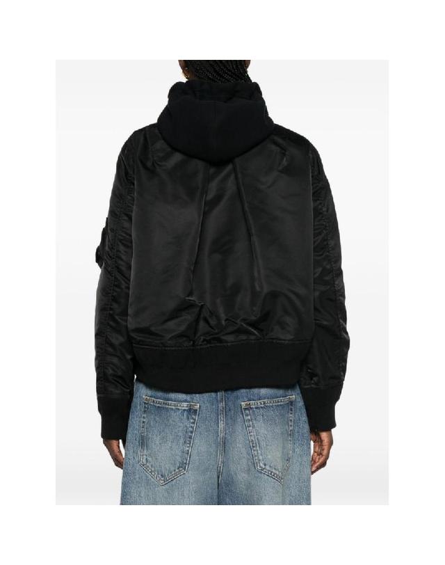 사카이 [해외직구] 그란데비타 해외 사카이 여성 COTTON BLEND HOODIE 26 08680001 착용컷
