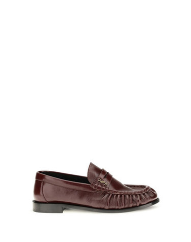 [해외직구] 해외 이태리배송 AW26 생로랑 여성 Le Loafer 폴리시드 레더 로퍼 A001MMAAFGB_6629