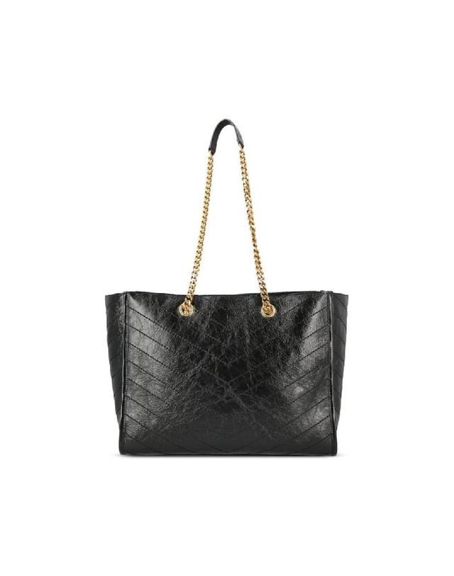 생 로랑 [해외직구] 그란데비타 해외 생로랑 여성 NIKI E W SUEDE LEATHER TOTE 8711510EN071000 착용컷