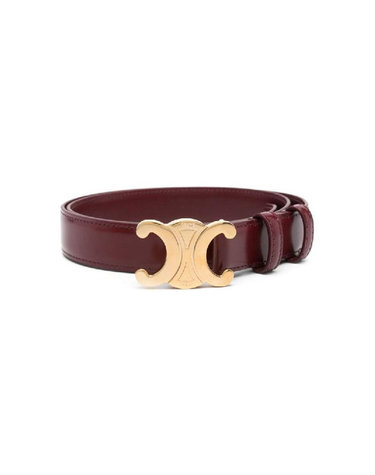 [해외직구] 그란데비타 해외 셀린느 여성 TRIOMPHE LEATHER BELT 45AK93A0128LB