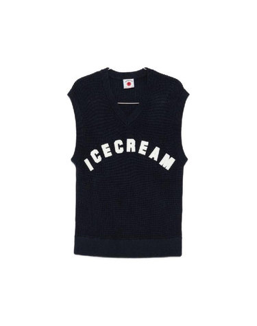 [해외직구] 그란데비타 해외 ICECREAM 남성 WOOL BLEND VEST ICKN26327NAVY