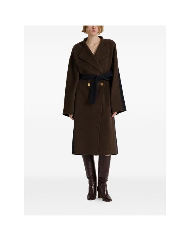 알베르타페레티 [해외직구] 그란데비타 해외 알베르타페레티 여성 WOOL AND CASHMERE LONG COAT 060466591434 착용컷