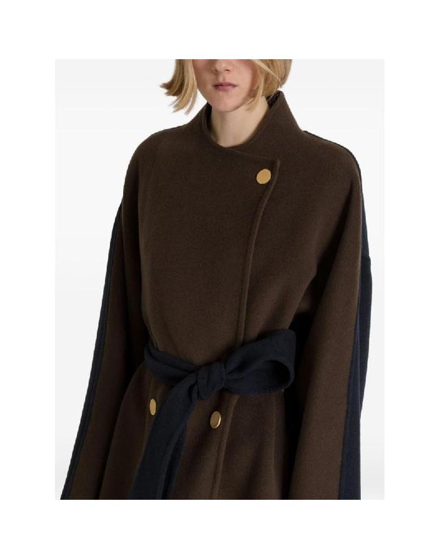 알베르타페레티 [해외직구] 그란데비타 해외 알베르타페레티 여성 WOOL AND CASHMERE LONG COAT 060466591434 착용컷