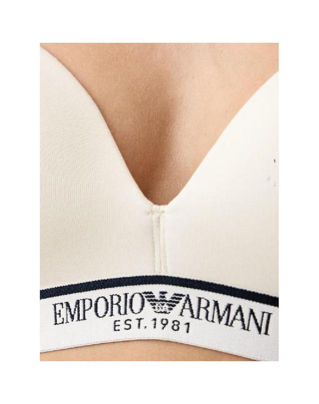 엠포리오 아르마니 [해외직구] 그란데비타 해외 엠포리오아르마니 여성 PADDED TRIANGLE BRA EW000442AF27298U1131 착용컷