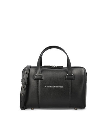 [해외직구] 그란데비타 해외 크리스찬루부탱 남성 SMALL LEATHER DUFFLE BAG 3265249BK01