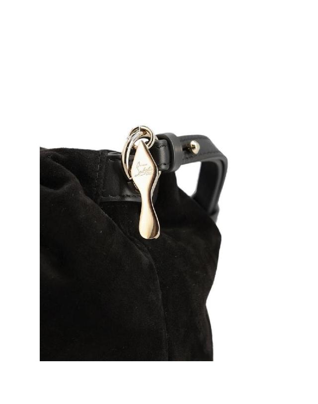 크리스찬 루부탱 [해외직구] 그란데비타 해외 크리스찬루부탱 여성 EVA MINI SUEDE LEATHER CROSSBODY BAG 3265243BK01 착용컷