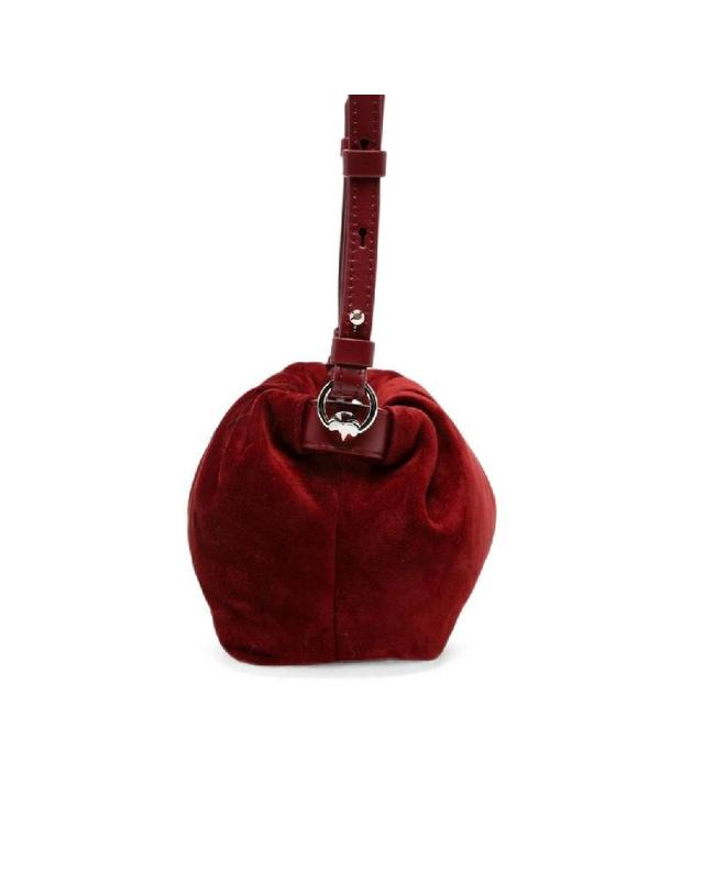 크리스찬 루부탱 [해외직구] 그란데비타 해외 크리스찬루부탱 여성 EVA MINI SUEDE LEATHER CROSSBODY BAG 3265243R947 착용컷