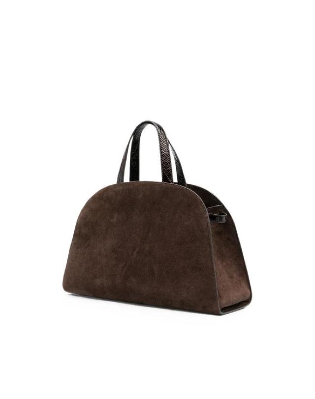 토리버치 [해외직구] 그란데비타 해외 토리버치 여성 ROMY SUEDE LEATHER BOSTON BAG 183363201 착용컷